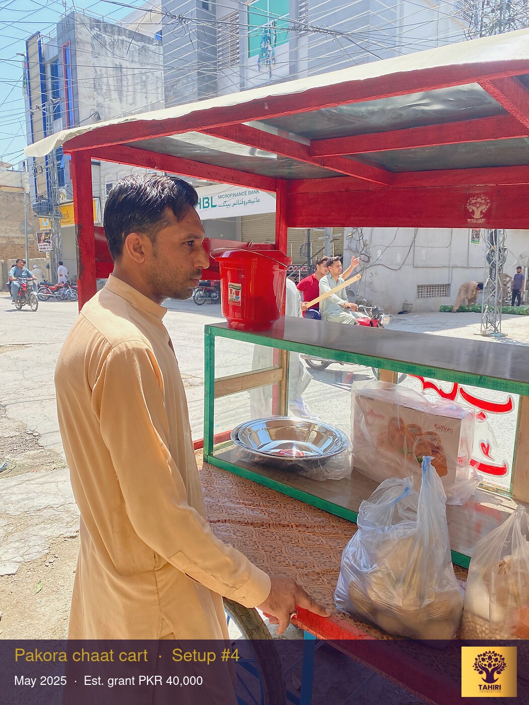 Pakora chaat cart in Attock